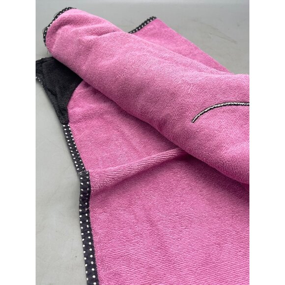 disney jumping beans kids baby bath towel pink bow cotton 2018 44x24" READ - Picture 7 of 7
